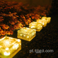 Luzes de tijolos de gelo solar LED